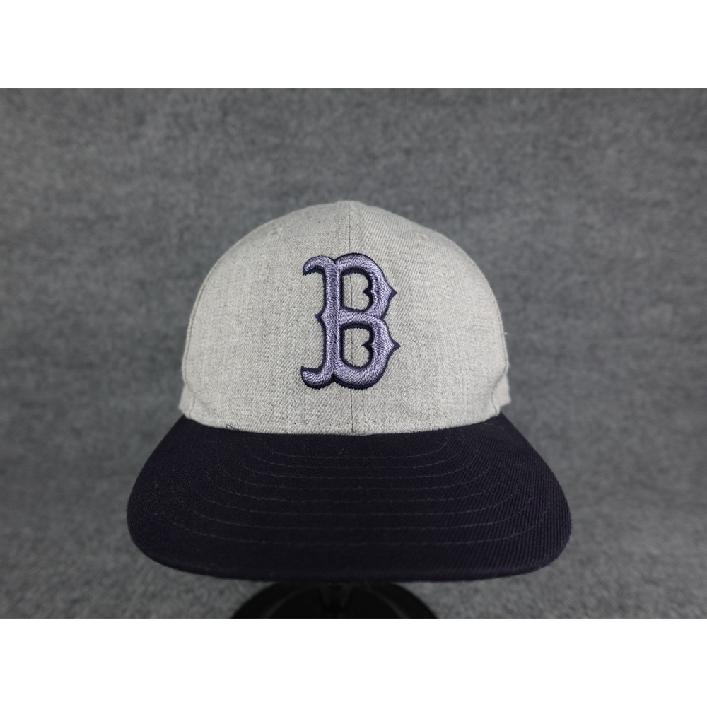 Boston Red Sox Baseball Cap New Era 59FIFTY Fitted Gray Navy B Logo